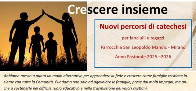 Catechismo anno 2025-2026